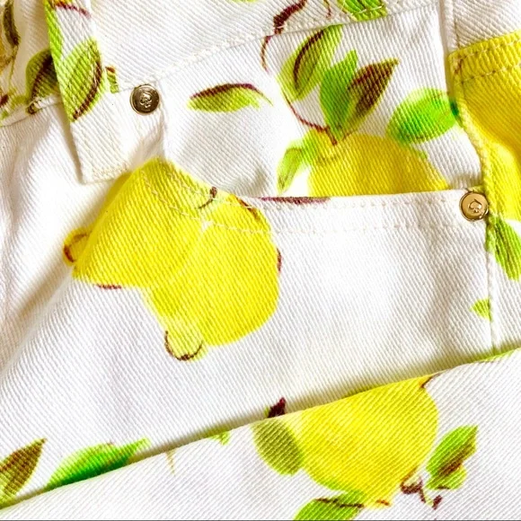 Kate Spade Brooke Street Capri Lemon Pants EUC - Picture 13 of 16